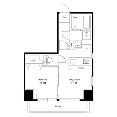 ゼクシア川崎の物件間取画像
